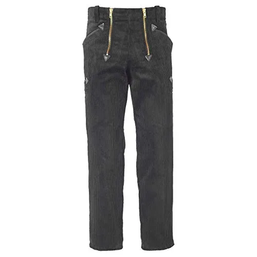 JOB Zunfthose aus Trenkercord, Größe 58 - Schwarz - Arbeitshosen aus robustem Trenkercord, ideal für Handwerk und Bau, bieten hohen Tragekomfort und Langlebigkeit.
