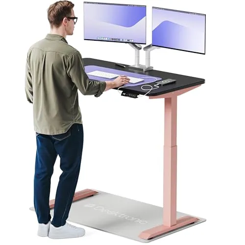 Desktronic HomeOne – Elektrisch höhenverstellbarer Schreibtisch mit Touchscreen-Steuerung