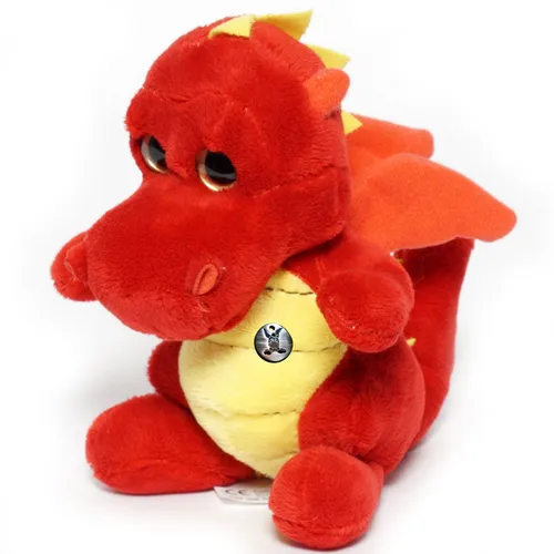 Drache Kuscheltier rot Feuerdrache Plüschtier Dragon Plüschdrache YASUR