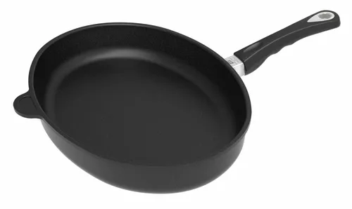 AMT Fischpfanne Oval 41 x 27 cm - Induktion & Gastro-Guss - Hochwertige Fischpfanne aus Aluminium-Guss, ideal für Induktion und Backofen. Perfekt für die Zubereitung von köstlichem Fisch und Meeresfrüchten.