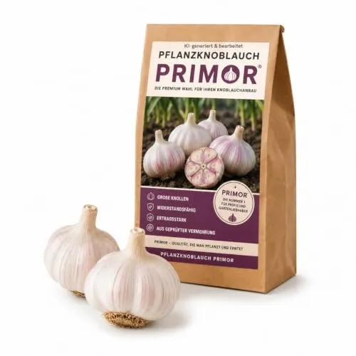 Knoblauch Sabagold – 3 Pflanzknollen für aromatischen Knoblauchanbau