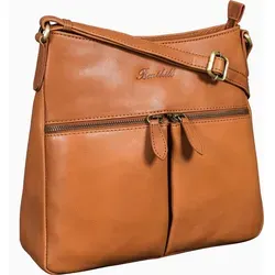 Benthill Damen Umhängetasche aus echtem Rindsleder – Vintage Shopper in Braun - Elegante Umhängetasche aus hochwertigem Rindsleder mit viel Stauraum. Ideal für den Alltag und als Geschenk. Robust und stilvoll im Vintage-Look, Maße: 27,5x26,5x9 cm.