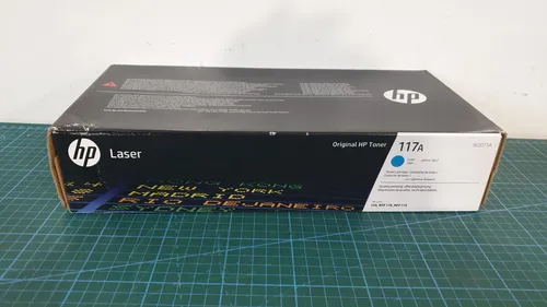 HP Toner W2071A 117A cyan - Originaltoner für bis zu 700 Seiten, brillante Farbdrucke für HP Color Laser Drucker