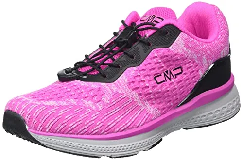 CMP Kinder Nhekkar Fitness Shoe, Purple Fluo, Größe 33 - Sneaker mit schnellschnürung, stabilisierender TPU-Ferse und maximaler Dämpfung durch EVA-Zwischensohle, ideal für aktive Kinder.