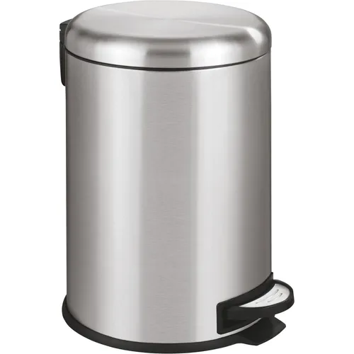 WENKO Küchen Abfalleimer Mod. Leman, 20 Liter - Haushaltszubehör: Der WENKO Leman Mülleimer bietet mit seiner Absenkautomatik und Tretfunktion hygienische Handhabung und einfachen Zugang, ideal für eine saubere Küche.