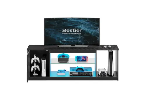 Bestier Lowboard TV-Schrank mit RGB-LED von Bestier