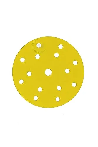 2W Basic Gold Disc Schleifpapier d 150mm 15-Hole Korn 500 (25 Stück)