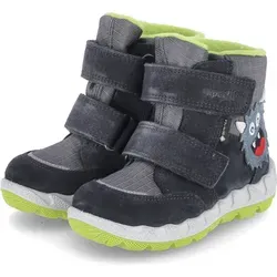Superfit Jungen Icebird GORE-TEX Stiefel, Grau Hellgrün 2010, 31 EU - Wanderschuhe mit warmem Innenfutter und GORE-TEX Membrane für optimalen Wetterschutz, ideal für aktive Kinder bei jedem Abenteuer
