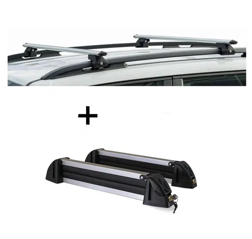 Relingträger CRV120A + Skiträger für DR5 ab 08