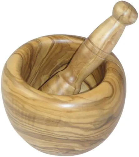 BERARD FRANCE 1892 Mörser mit Stößel - Sonstige Küchenhelfer, aus hochwertigem Massivholz, ideal zum Zerkleinern von Gewürzen und Kräutern für ein intensives Aroma.