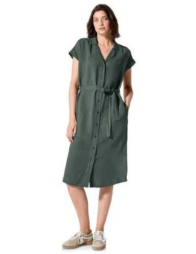 Cecil Damen B144331 Kleid, Balmy Khaki, S in grün von CECIL