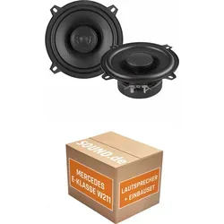 Helix PF C130.2 Einbaupaket für Mercedes E-Klasse W211 – 2x 13cm Lautsprecher - Komplettes Lautsprecher-Set für die Mercedes E-Klasse W211 (2002-2009) mit 100W MAX Leistung. Einfache Installation dank mitgelieferter Adapterringe und -stecker für optimalen Klang.