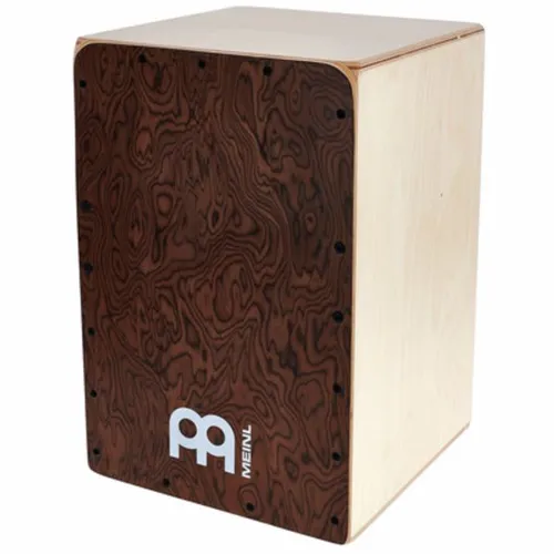 Meinl Percussion Snarecraft Cajon Instrument - Kompakte Trommelkiste mit zwei Snare-Teppichen, tiefen Sound und rutschfestem Spielgefühl