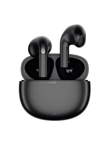 QCY TWS T20 Kopfhörer (schwarz) - Kompakte Bluetooth-Kopfhörer mit 13-mm-Treibern für hervorragenden Klang, IPX4 wasserfest und bis zu 14,5 Stunden Akkulaufzeit – ideal für unterwegs.