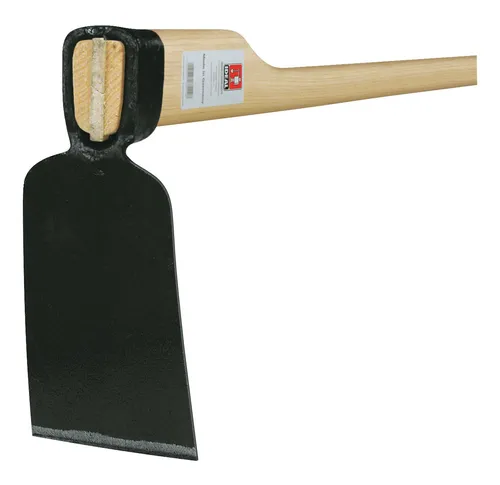 Idealspaten Rheinische Hacke mit Eschen-Stiel 1350 mm - Hacken für präzises Arbeiten im Garten, langlebiger Eschen-Stiel für optimalen Komfort und Haltbarkeit.
