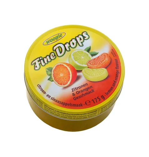 woogie Bonbons mit Zitronen- und Orangengeschmack 175g Dose