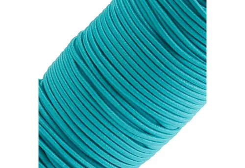 maDDma Gummiband 50m Gummikordel 3mm Hutgummi Nähzubehör 27 Farben elastisches Band, himmelblau