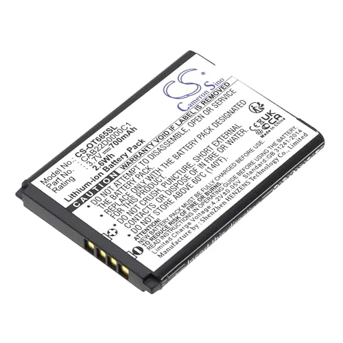 Akku Alcatel OT-665, OT-665X, One Touch 665, OT-356, One Touch 356, Li-ion, 700 mAh