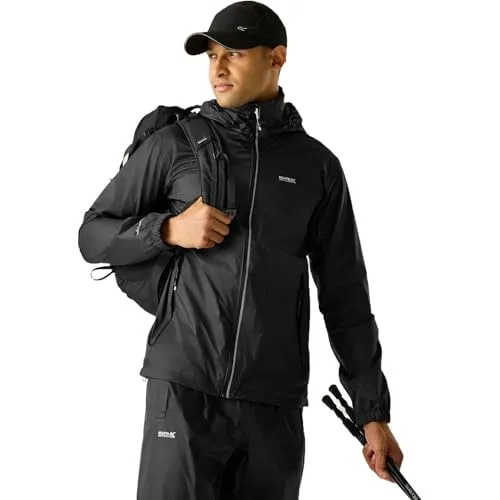 Regatta Herren-Jacke Lyle Iv, wasserdicht XXXXX-Large Schwarz