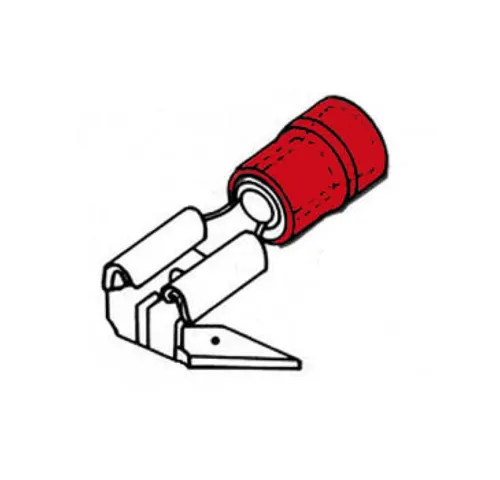 Velleman FLACHSTECKER-VERTEILER 6.4mm ROT Labor-Netzteil