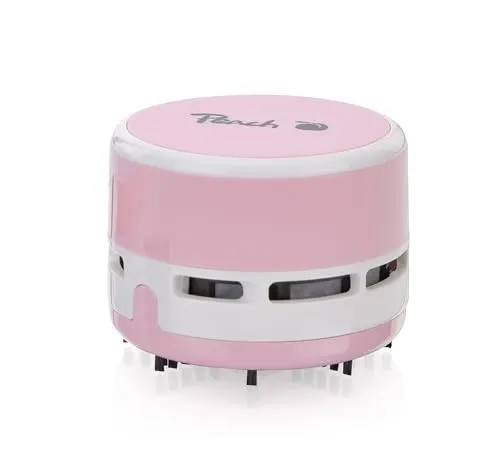 Peach Mini Staubsauger | batteriebetrieben (2x AA) | hohe Saugkraft | pink | PA105