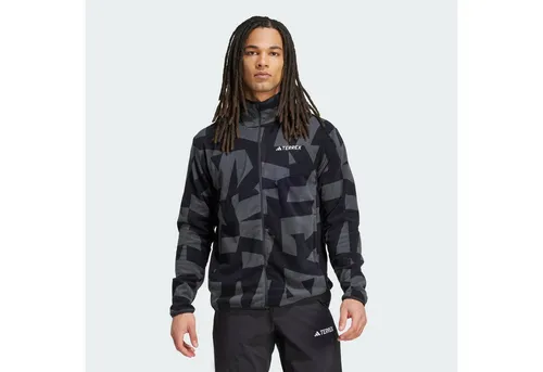 adidas Herren Terrex Multi Printed Full Zip Fleece Jacket von adidas TERREX