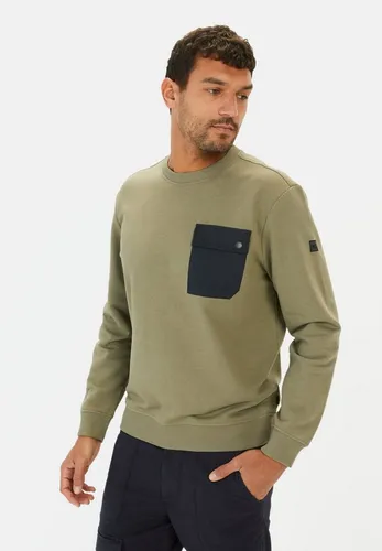 camel active Sweatshirt mit Kontrasttasche Langarm