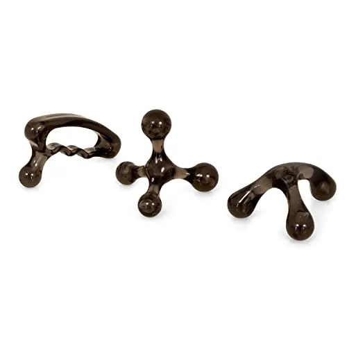 Massager | Knobber | Massage | Triggerpunkt | Spar-Set | Farbe: schwarz