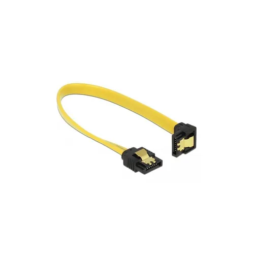 DeLOCK 82819 S-ATA III 6Gb/s Anschlusskabel Oben/unten 20cm gelb Kabel