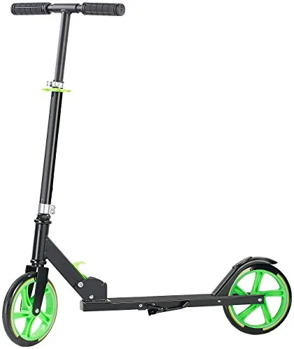 PEARL Cityroller: Klappbarer City-Roller, XXL-Räder, Ständer, Trageriemen, bis 100 kg (Scooter Ständer, für Cityroller, zusammenklappen)