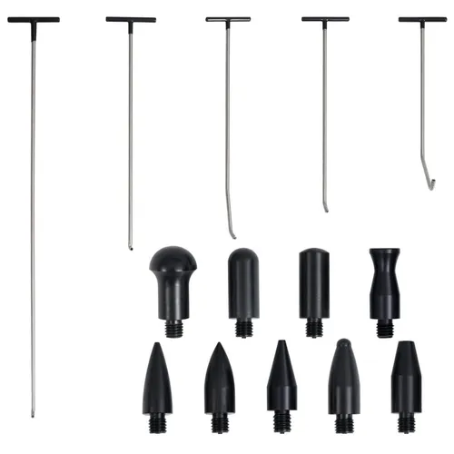vidaXL 5-tlg. Ausbeulwerkzeug-Set aus Edelstahl - Sonstige Handwerkzeuge, lackschadenfreies Set zur Dellenentfernung ohne Lackbeschädigung – ideal für eine schnelle und einfache Reparatur.