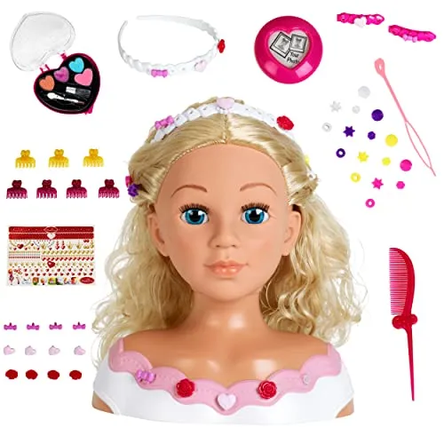 Theo Klein 5242 Schmink- u. Frisierkopf Rose