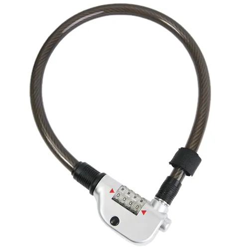 Profex Zahlen-Schloss Beleuchtet 60cm Seil-Schloss Fahrrad-Schloss Kabel-Schloss