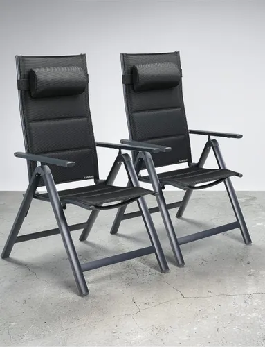 Casaria® Gartenstühle 2er Set