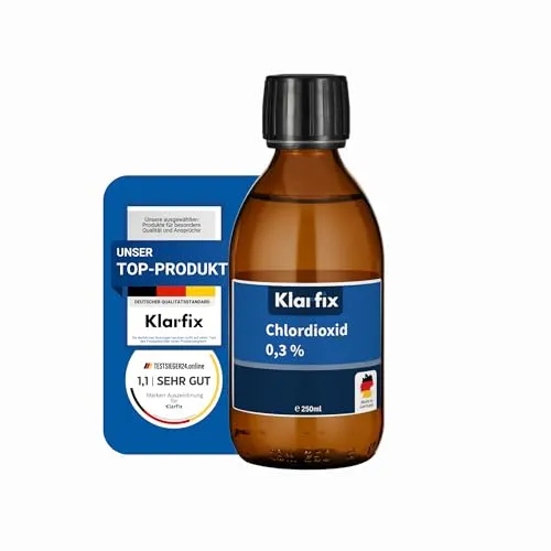 Produktbild CDL Chlordioxidlösung 0,3% – gebrauchsfertige CDL Lösung für Trinkwasser‑Desinfektion, Reinigung & Outdoor | CDL Tropfen mit hoher Reinheit | Chlorine Cleaning – Chlordioxid kaufen (250 ml)