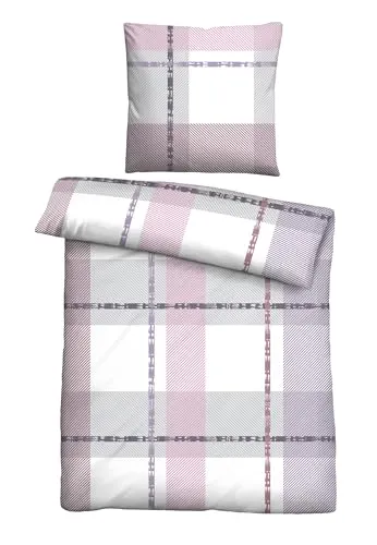 Castell Nicki Bettwäsche 0380746, 2-teilig - Bettwäsche-Sets aus kuscheligem Fleece mit temperaturausgleichender und bügelfreier Qualität für erholsamen Schlaf. Ideal für jede Jahreszeit und pflegeleicht.