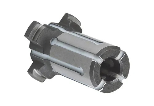 Röhm Spannhülse Ø 23 mm - Vulkanisiert für hohe Zuverlässigkeit - Hochwertige Spannhülse von Röhm mit einem Durchmesser von 23 mm. Vulkanisierte Ausführung schützt vor Schmutz und Spänen, ideal für den professionellen Einsatz in der Spanntechnik.