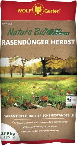 Wolf Garten NaturaRasendünger NR-H 18,9 für 280 m² von WOLF-Garten