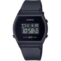 Casio LW-204-1BEF Armbanduhr - Herren Armbanduhr mit Stoppuhr, Alarm und Beleuchtung, ideal für Sport und Alltag, robustes Kunststoffgehäuse in Schwarz