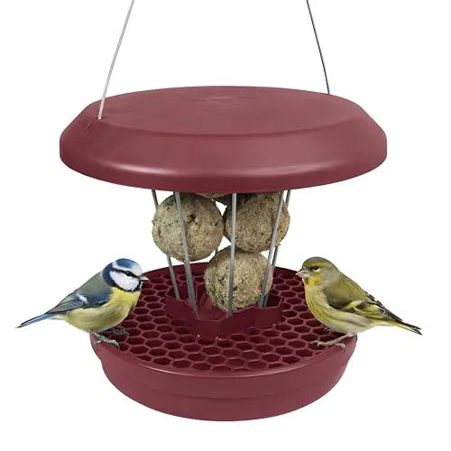 Vogel-Futtersilo Lucerne Burgundy für Smart Birds von SWISSINNO