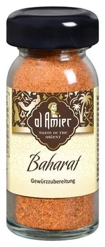 Al Amier Baharat Gewürzzubereitung 30 g Glas - Vegetarisch und Aromatisch - Kräuter und Gewürze in einem praktischen Glas, ideal für die Verfeinerung vegetarischer Gerichte mit einem intensiven Aroma.