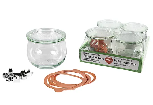 WECK Tray Tulpengläser eingeschweißt