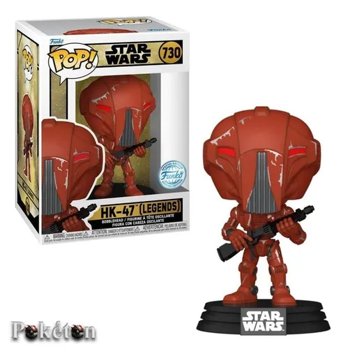 Star Wars - HK-47 (Legends) 730 Special Edition - Funko Pop! Figur - Actionfigur, offiziell lizenziert und ca. 10 cm hoch, perfekt für Sammler und Fans von Star Wars, inklusive praktischer Fensterbox zur Präsentation.