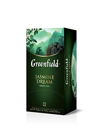 Produktbild Greenfield Jasmine Dream, Aromatisierter Jasmin-Grüntee 25 Beutel (25 x 2 g), 50g