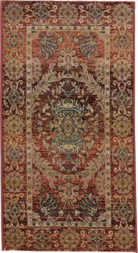 THEKO Teppich Gabiro 3070, rechteckig, 10 mm Höhe, Kurzflor - Dieser strapazierfähige Teppich begeistert mit klassischem Design und einzigartiger Farbvielfalt. Ideal für Wohnzimmer und Schlafzimmer, fügt er sich harmonisch in jede Einrichtung ein.