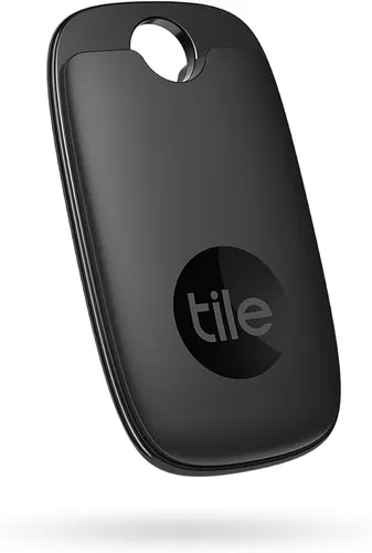 Tile Pro (2022) Bluetooth Item Finder, 1 Stück, 120 m Reichweite, funktioniert m