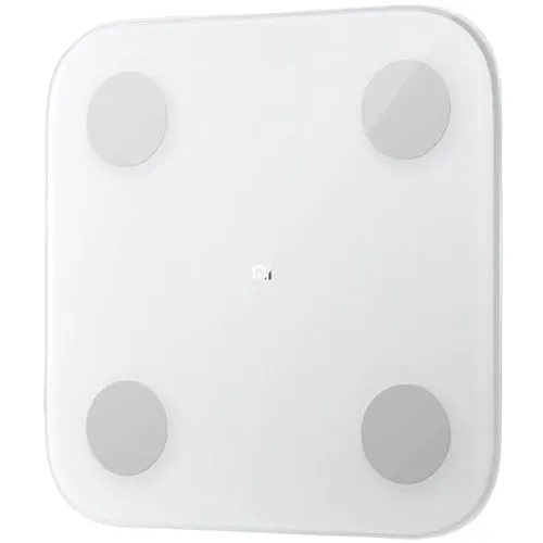 Produktbild Xiaomi Mi Smart Body Composition Scale 2 Personenwaage (Messung von z.B. Gewicht, Fett und Wasseranteil, Fit Appanbindung für iOS/Android, bis zu 16 Personenprofile, max. 150kg), 30 x 30 x 2 cm