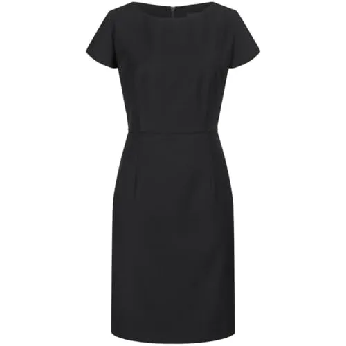 Daniel Hechter Damen Kleid Tailored Modern Fit Schwarz - Modell 14040 - Elegantes Businesskleid in Schwarz, Tailored Modern Fit für einen perfekten Sitz, ideal für professionelle Auftritte in der Kategorie Businesskleider für Damen.