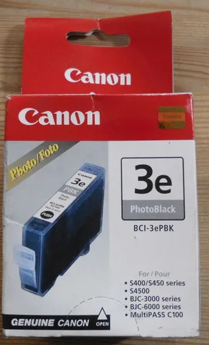 Produktbild Canon BCI-3ePBK Tinte photo black für Pixma iP3000 iP4000 iP5000 4485A002