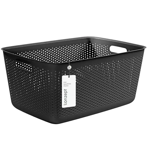 Aufbewahrungsbehälter Schwarz von Konzept